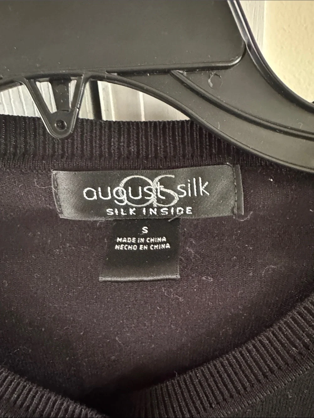 august silk Black Button-Front Men's Cardigan